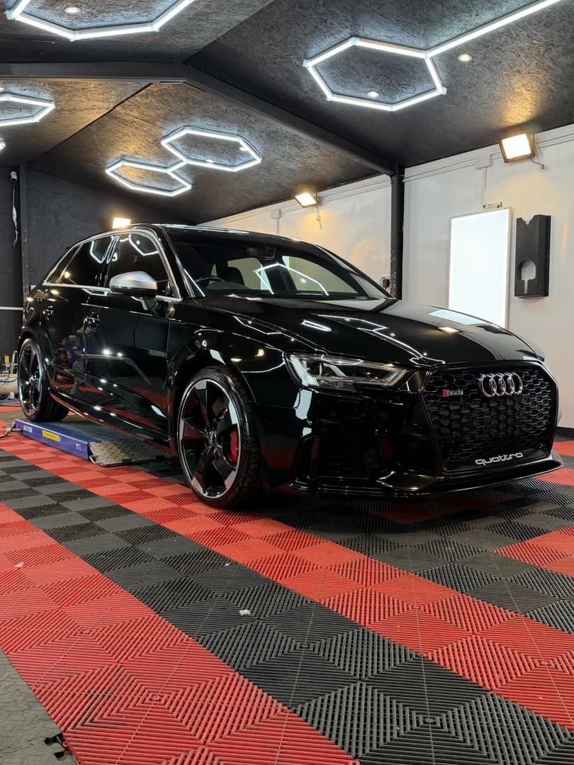 High-gloss ceramic coating finish on premium vehicle exterior